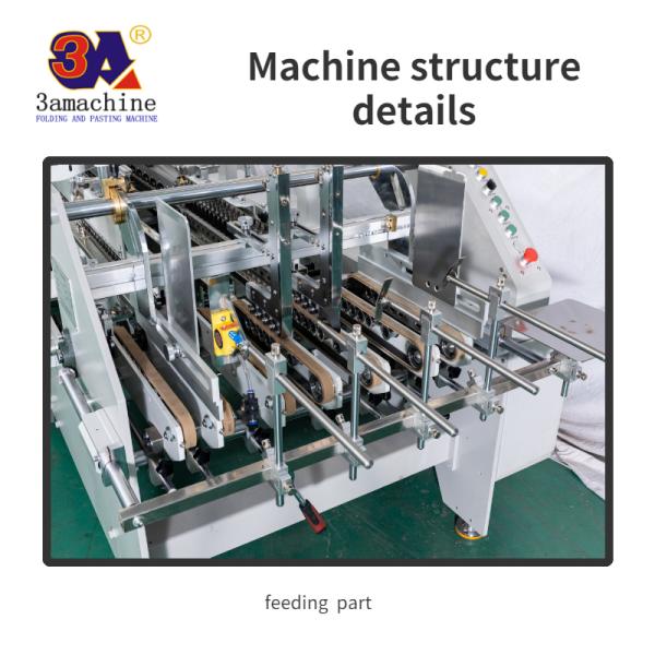 Semi Automatic Folder Gluer Machine with Computerized Pasting and Folding Functions