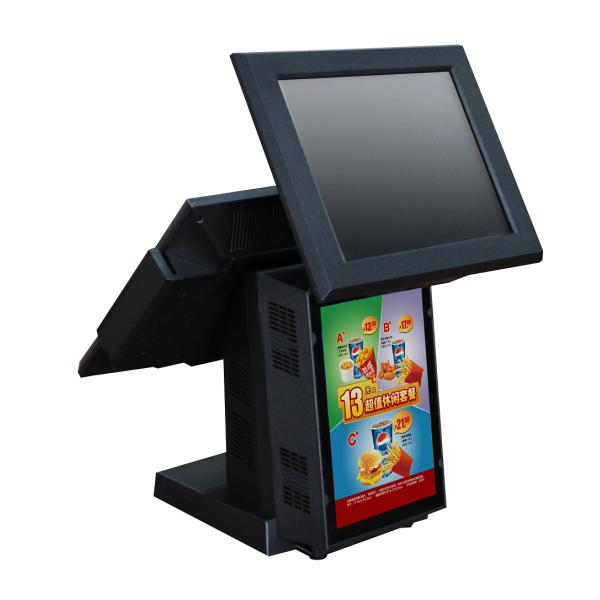 15 inch POS machine with Linux and Winsystems 5 wire resistive touch screen 2G DDR3 32G SSD
