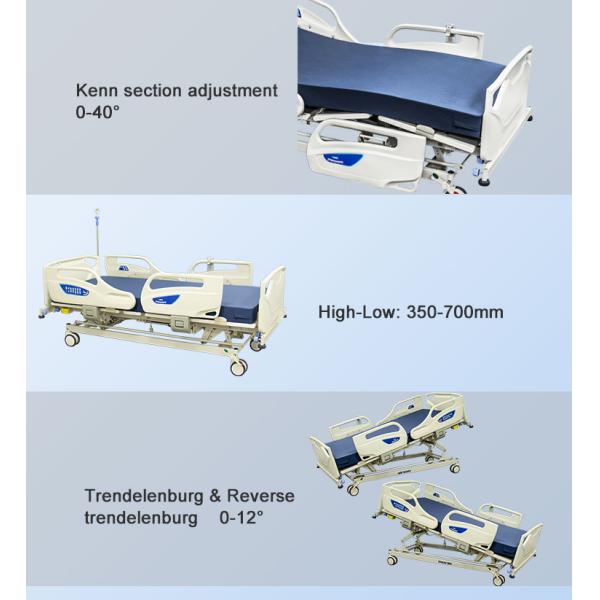 3 Functions Electric Patient Hospital Bed Medical Equipment Patient Icu Electric Bed