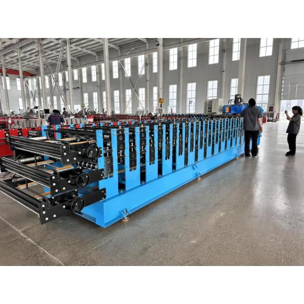 0.5-0.6mm Galvanized Steel Glazed Tile Trapezoidal Corrugated Roof Sheet Roll Forming Machine
