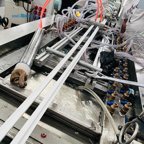 HSJZ-65/132 PVC Flute Wall Panel Making Machine(7/9 Grooves)