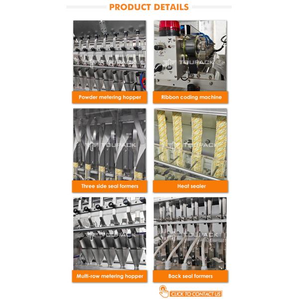 Coffee Powder Sugar Honey Multi Lane Packing Machine High Speed Sachet Packing Machine