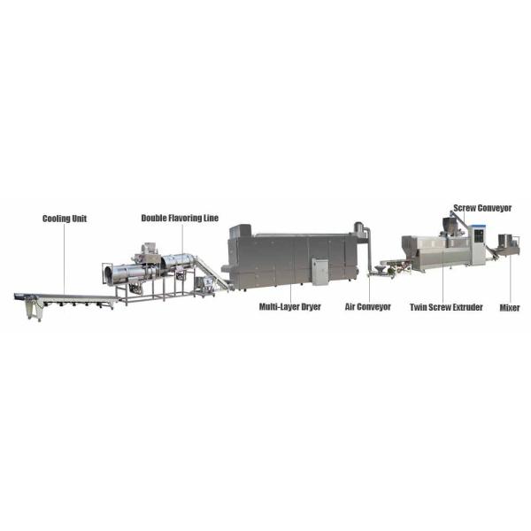 SS Material 300kg/H Dog Food Extruder Machine With Siemens PLC