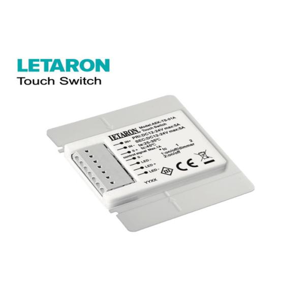0.12KW Mirror Touch Switch , 24VDC Touch Dimmer Switch For Led Lights
