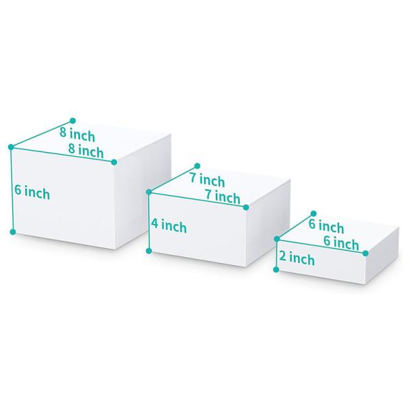 Ripple Pattern Acrylic Dessert Stand with Stone Texture Base for Weddings Banquets Afternoon Tea Displays