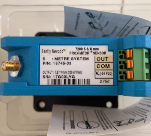 18745-03 Bently Nevada 3500 Communication Gateway Module 24 VDC IP20 2×RJ45