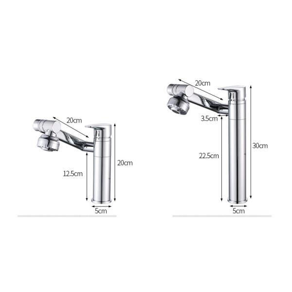 Mechanical Crane 360Degree OEM Bathroom Basin Tap