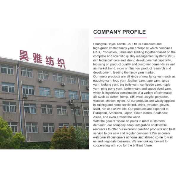 1/6.5NM DTY Chenille Polyester Yarn 100g 75g 50g 100% Polyester For Knitting