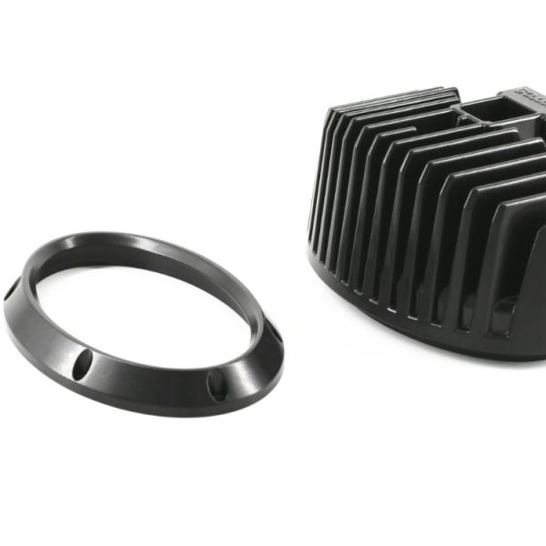 Black Coating Aluminum LED Flood Light Housing Die Casting Making