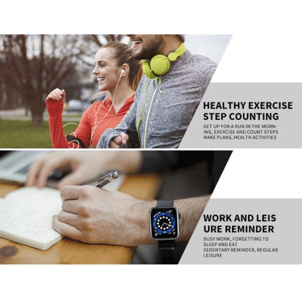 BLE Device W6 Smart Bracelet 1.69 IPS Smart Watch Remote App For Apple