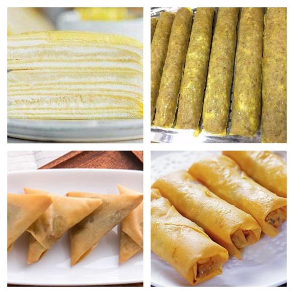 automatic spring roll wrapper machine, samosa wrapper making machine, crepes machine