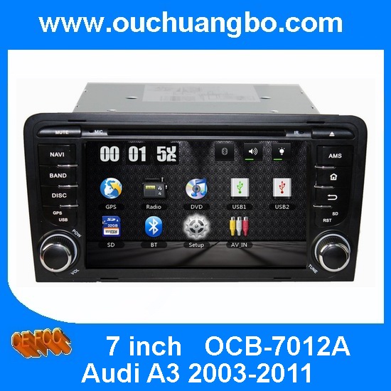 Ouchuangbo In Dash DVD Stereo Radio for Audi A3 2003-2011 GPS Navigation Audio Player USB iPod OCB-7012A