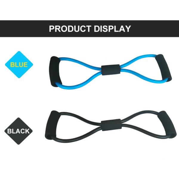 8 Word elastic pull rope exercises , Lightweight Yoga Resistance Rubber Bands