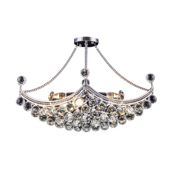 Gold Chorm Dining room Kitchen Glass Ball Chandelier Pendant Lights Fixtures (WH-MI-76)