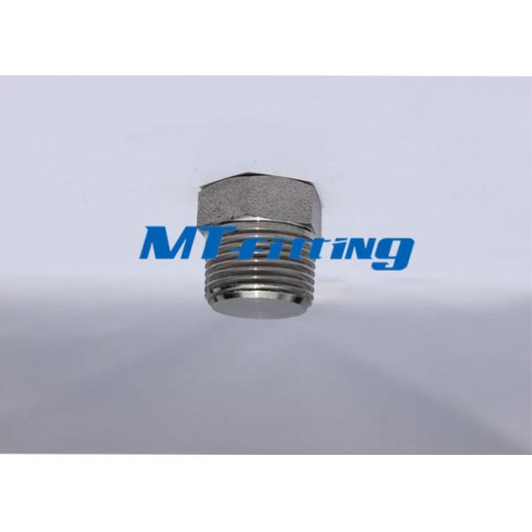ASTM A182 F304 / 304L / 304H Hex Head Plug Forged High Pressure Pipe Fittings