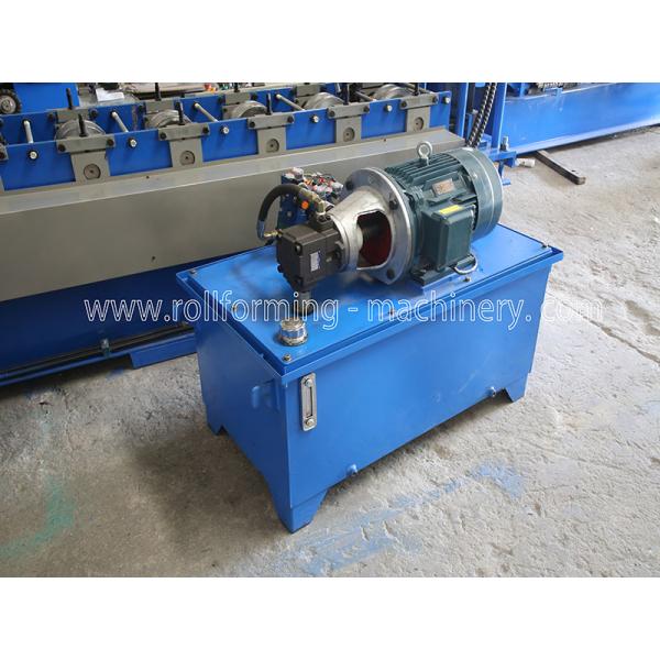 Heavy Duty Storage Shelf Racking Roll Forming Machine 18 Steps Station