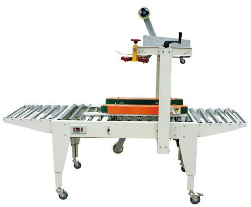 China Advanced Semi automatic carton sealing machine Side Conveyor Belt wholesale