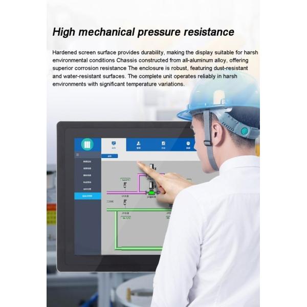 24 inch Fully-Enclosed All-aluminum Embedded Industrial Computers All-in-one Machine Touch Control screen