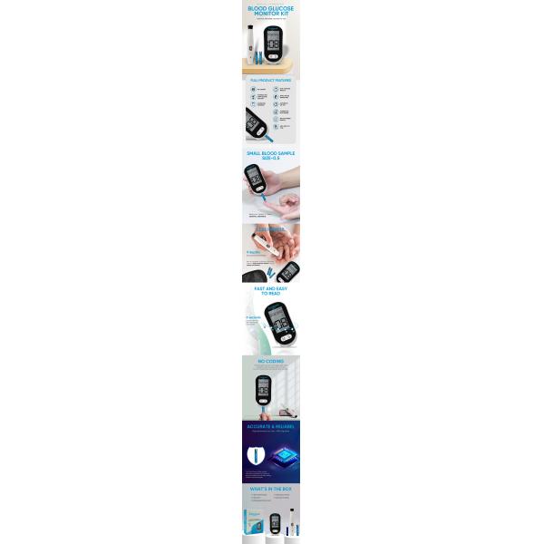 Medical Accuracy Glucometro Blood Glucometer With Test Strips Blood Sugar Monitor Diabetic Kit Blood Glucose Meter