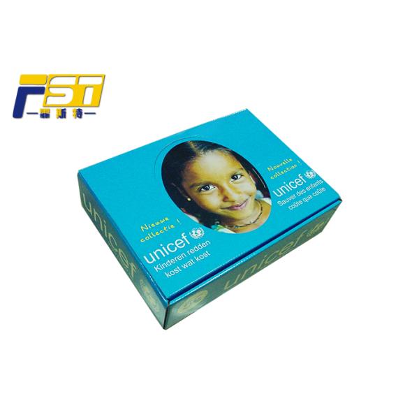 Pantone Color Corrugated Board Box Custom Gold Logo Printing Long Life Time
