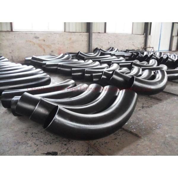 DIN2605 Long Radius 90 Bend Pipe Sch 80 DIN BS EN10253 ST37.2 Carbon 3D 5D