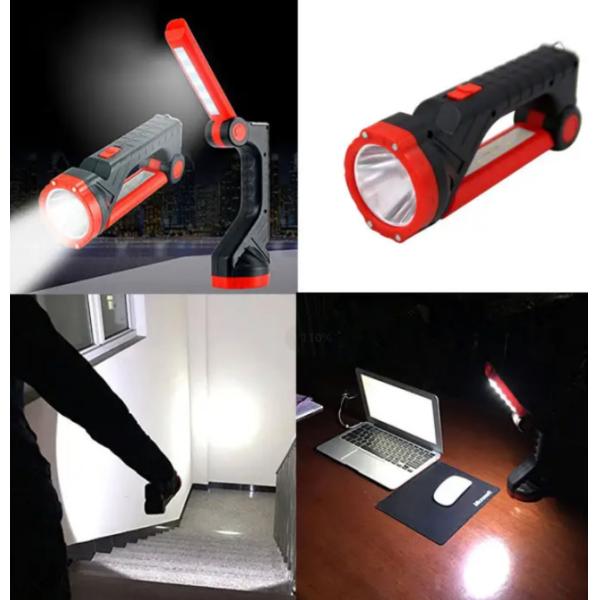 3000mAh 200Lm High Power Headlamp Work Light Rechargeable LED Spotlight With USB