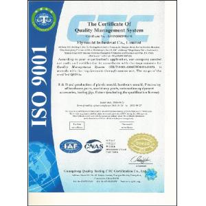 Shenzhen Starlink Mold Co.,Ltd. Certifications