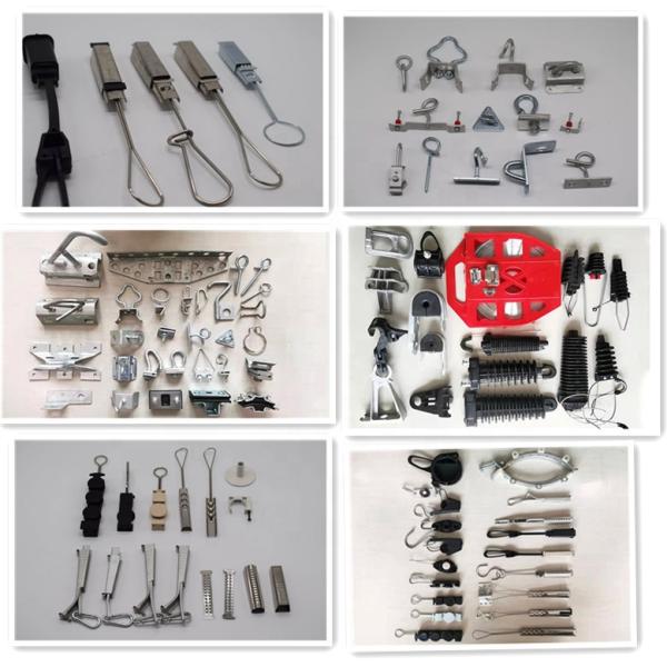 J Hook Suspension Clamp Fiber Cable Installation Kits for ADSS Cable Round