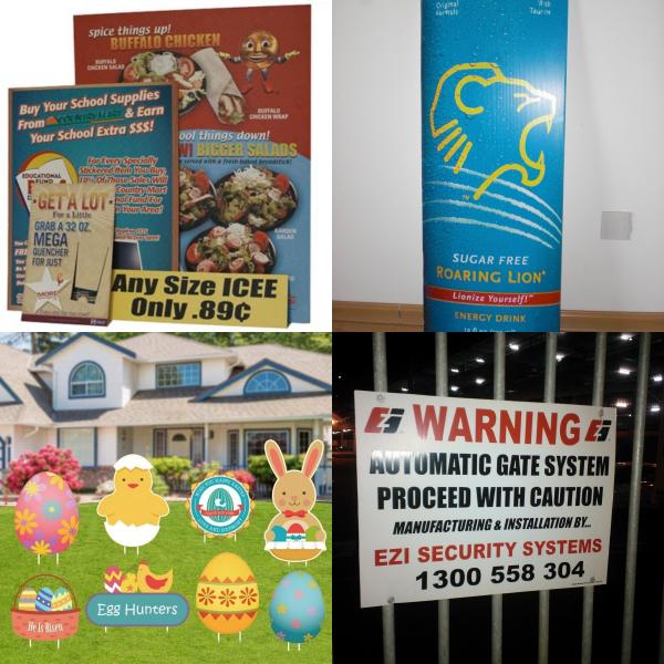 Coroplast Yard Signs Corrugated Plastic Signs Polypropylene Customized