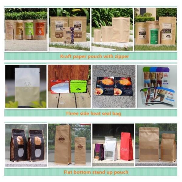 Stand Up Printed Aluminum foil laminated mylar k Plastic Bag for Tea/Coffee