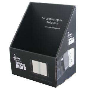China Pure Black Cardboard Countertop Book Displays For Promotion / Advertisement wholesale