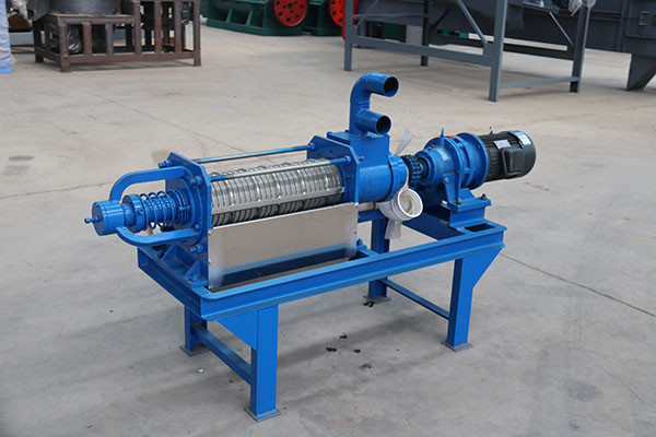 Continuous Operation Cow Manure Dewatering Machine Solid Liquid Separator