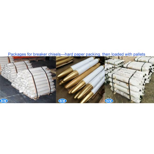 SB Model Hydraulic Hammer Tool Bits Hydraulic Rock Breaker Chisels Parts