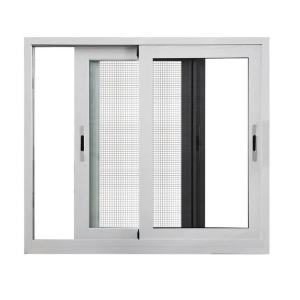 China Triple Slider Aluminium Frame Sliding Window With Mosquito Mesh wholesale