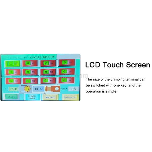 2.5-50mm2 Hydraulic and Pneumatic Driven Terminal Crimping Machine for Semi-Automatic