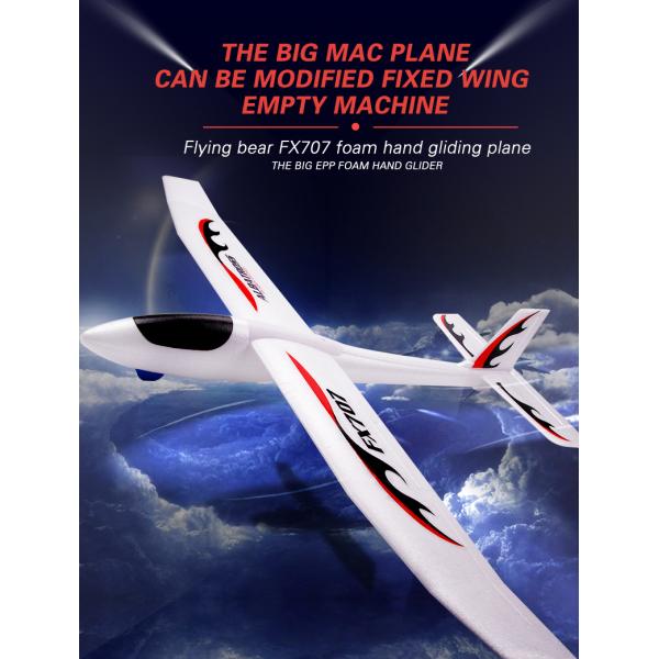 Drone Type yes 2024 2.4 GHz Fx707 Airplane Rc Plane 2ch Epp Craft Remote Control Aircraft Electric Funny Rc Glider Airplane