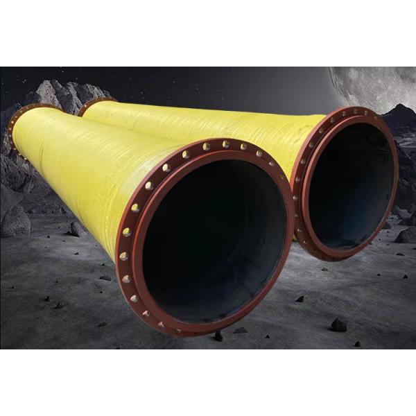 Flexible Wear Resistant Rubber Hose Dredge Hose Reel Clamp Abrasion Resistant