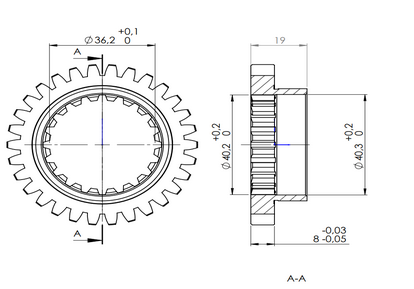 KM HSS Bowl Type Gear Shaper Cutter 38T