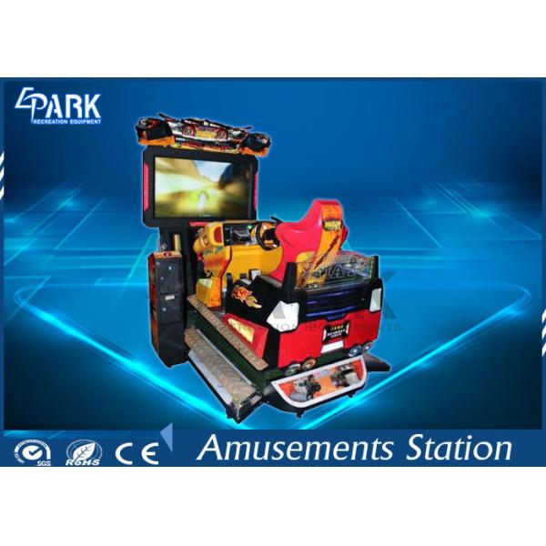 Funny 3D Dynamic Car Arcade Racing Game Machine For Amusement Park