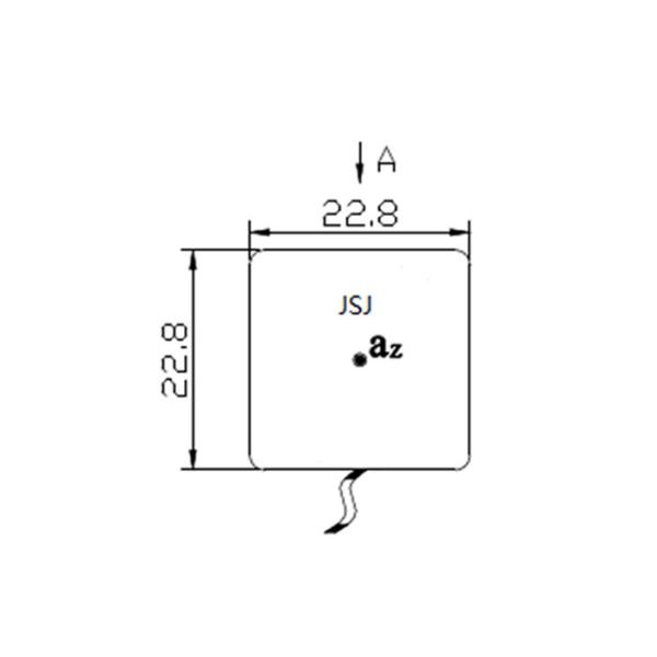 Magnetic Suction Linear Accelerometer Sensor Uniaxial Module Vibration Performance
