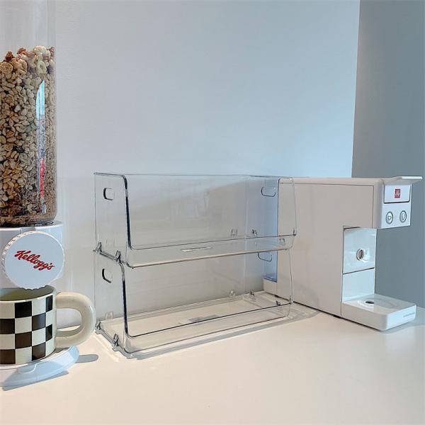 18L Clear Acrylic Storage Bins Organizer For Cosmetic Jewelry Stationery