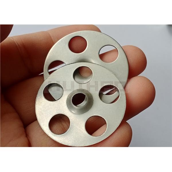 1-1/4" 4-Claw Metal Fixing Washers For Gypsum Board Extruded Plate Insulation Thermalboard Fixed Backer Boards
