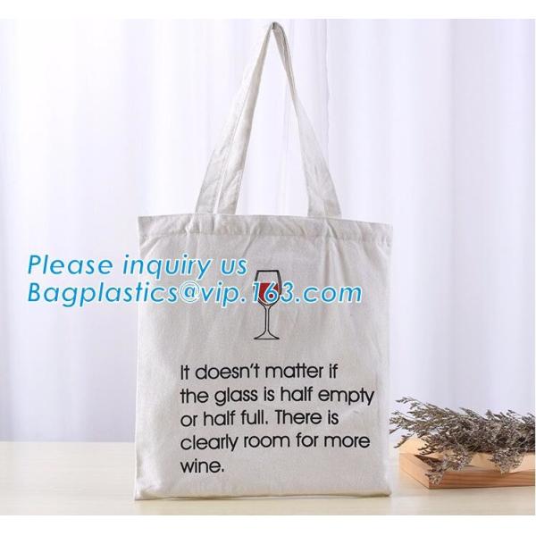 Handed long handle heavy duty cotton canvas tote bag,eco-friendly fashion custom logo market duffle white organic cotton