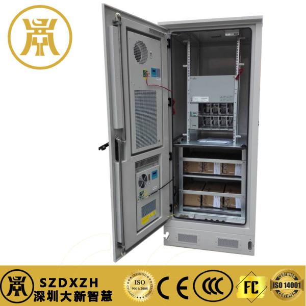 Integrated Outdoor Telecom Cabinets Free Standing Outdoor Power Enclosures For Battery And Equipment