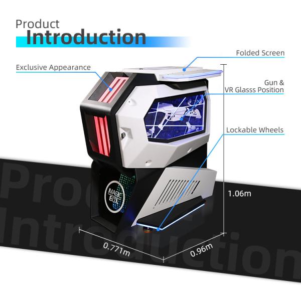 Mini Size VR Battle Shooting Games Simulator For 2 Players