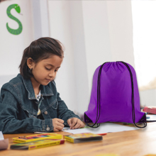 Multicolor Drawstring Backpack Bags Sports Cinch Sack String Backpack Storage Bags For Gym Traveling Backpack Drawstring