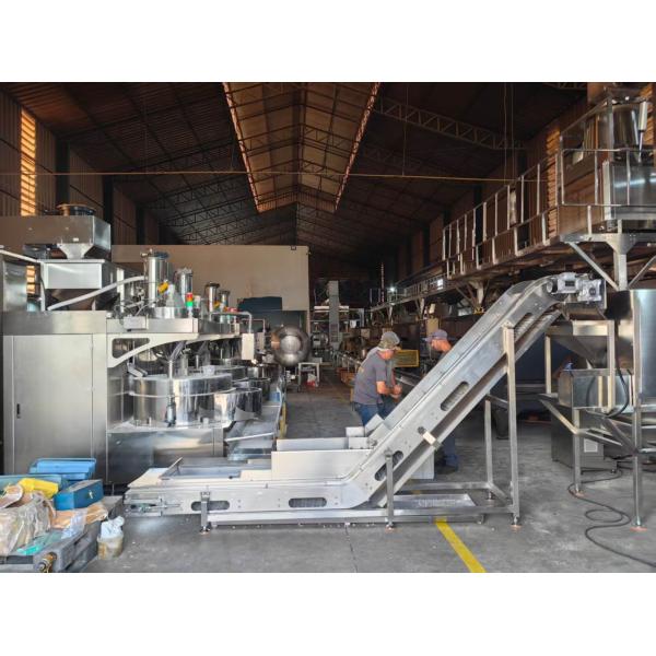 Automatic Nut Coating Machine for Food Processing