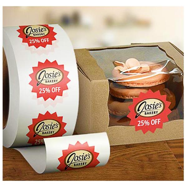 Adhesive Glossy Private Canned Food Labels Jar Seal Frozen Food Label