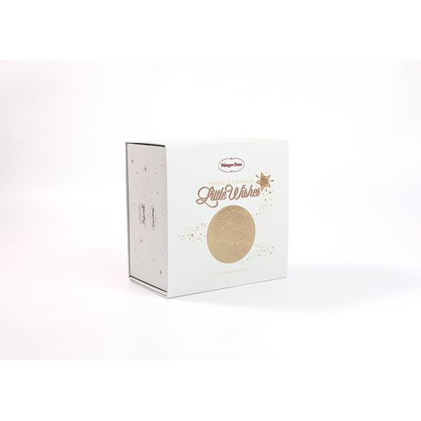 Luxury Paper Magnetic Foldable Packaging Box Sustainable For Ice Cream
