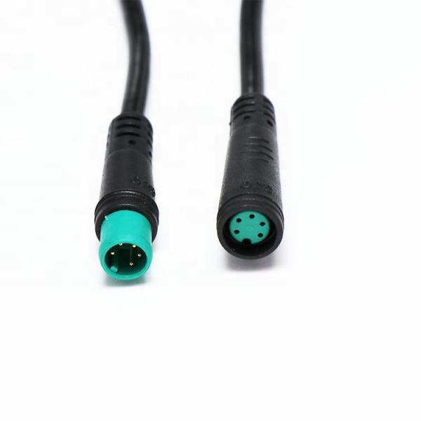M8 M7 M6 Waterproof Circular Connectors AWG22 AWG24 5pin Male Straight